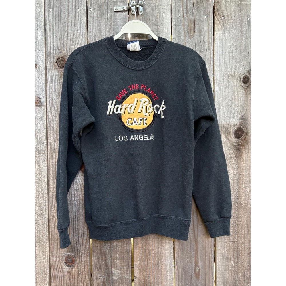 Vintage 90s Hard Rock Cafe Sweatshirt Lee Heavyweight Made in USA‎ Los Angeles